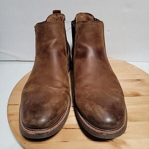 Florsheim  Men Chalet Plain Toe  Chelsea  Brown  Suede Classic Boots  Size 11.5M